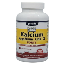 JutaVit Kalcium-magnézium-cink-D3 Forte tabletta 90db vitamin és táplálékkiegészítő