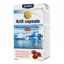 JutaVit Krill olaj 625 mg kapszula 60 db vitamin és táplálékkiegészítő
