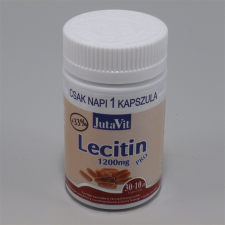 Jutavit lecitin kapszula 1200mg 40 db gyógyhatású készítmény