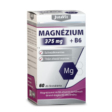 JutaVit Magnézium 375mg+B6 vitamin - 60 db vitamin és táplálékkiegészítő