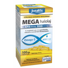JutaVit Mega halolaj omega-3 kapszula 100 db vitamin és táplálékkiegészítő