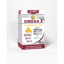 JutaVit Omega-3 Cardiovascular 1500mg - 60 db É-K. vitamin és táplálékkiegészítő