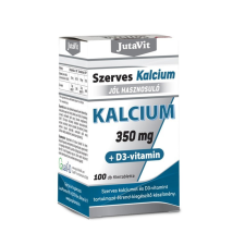 JutaVit szerves kalcium 350mg+d3 vitamin tabletta 100 db vitamin és táplálékkiegészítő