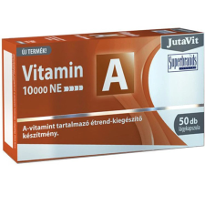 JuvaPharma Jutavit A-vitamin 10000 NE lágykapszula 50 db vitamin és táplálékkiegészítő