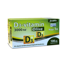 JuvaPharma JUTAVIT D3-VITAMIN 3000 NE OLÍVA KAPSZULA 100 DB vitamin és táplálékkiegészítő