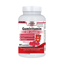 JuvaPharma Jutavit D3-vitamin Málna ízű gumivitamin 60 db vitamin és táplálékkiegészítő