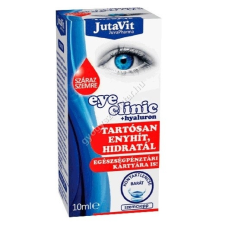 JuvaPharma Jutavit Eye Clinic + Hyaluron szemcsepp száraz szemre 10ml vitamin és táplálékkiegészítő