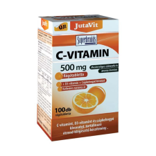 JuvaPharma Kft JutaVit C-vitamin 500 mg narancs ízű rágótabletta 100x vitamin és táplálékkiegészítő