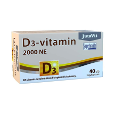 JUVAPHARMA KFT. Jutavit D3-vitamin 2000NE lágykapszula 40x vitamin és táplálékkiegészítő