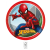 JVL Spiderman Crime Fighter, Pókember papírtányér 8 db-os 23 cm FSC