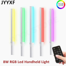  JYYXF RGB LED-Cső Lámpa - 50cm 800LM Színes 2500-8900K Cső-Videólámpa -2600mAh stúdió lámpa