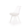 K245 szék, szín: színtelen/fehér