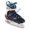  K2 Alexis ICE Boa black/white/blue jégkorcsolya