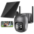 K&F Concept 2K Biztonsági-Kamera -4G 360° 1080p IP66 Napelemes 9.600mAh Security Camera (Fekete)