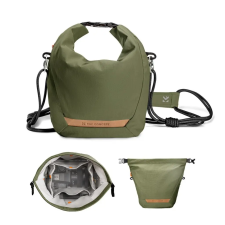  K&amp;F Concept 5L Sling Kameratáska/ Fotós Válltáska - Zöld fotós táska, koffer
