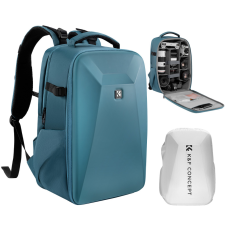 K&F Concept Hardshell 22L Professzionális Kamera táska/ Fotós Hátizsák - kék fotós táska, koffer