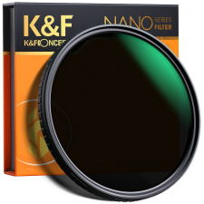 K&amp;FConcept K&amp;F Concept 49mm ND32-ND512 Variálható ND szűrő - Nano-X Állítható Natural Density Filter objektív szűrő