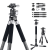 K&FConcept K&F Concept S254C2+BH35 Carbon-Fiber Szénszálas Tripod/ Monopod (130cm Állvány)