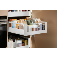 K-BLUM Merivobox E 270 mm, 40 kg, fehér, belső, üveg bútor