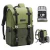 K-F CONCEPT 13-087AV2 Beta Backpack fotós hátitáska 20L zöld
