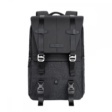 K-F CONCEPT 13-087AV5 Beta Backpack fotós hátitáska 20L fekete-szürke fotós táska, koffer