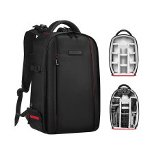 K&F Concept Beta hátizsák 18L V3, fekete piros fotós táska, koffer