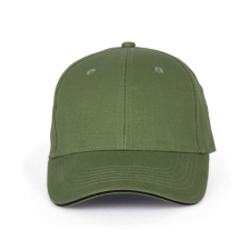 K-UP Baseball sapka, KP011, 6 paneles, Matcha Green/Black munkaruha