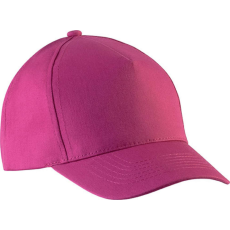 K-UP KP149 gyerek, 5 paneles pamut baseball sapka K-UP, Fuchsia-U