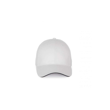 K-UP KP185 CAP WITH CONTRASTING SANDWICH PEAK - 6PANELS U férfi sapka