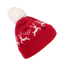 K-UP KP512 WINTER BEANIE WITH REINDEER DESIGN U munkaruha