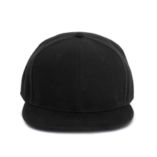 K-UP magas profilú baseball sapka 6 paneles KP160, Black/Black munkaruha