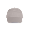 K-UP Öt paneles baseball sapka, KP034, műanyag csatos, Light Grey