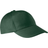 K-UP Uniszex sapka K-UP KP116 Cotton Cap - 5 panels -Egy méret, Forest Green