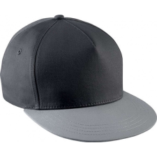 K-UP Uniszex sapka K-UP KP139 Snapback Cap - 5 panels -Egy méret, Dark Grey/Light Grey női sapka