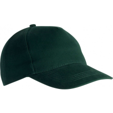 K-UP Uniszex sapka K-UP KP162 Heavy Cotton Cap - 5 panels -Egy méret, Forest Green