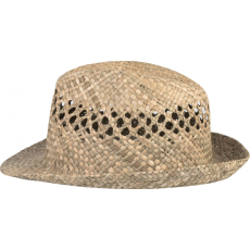 K-UP Uniszex sapka K-UP KP613 Braided panama Hat -57, Natural