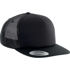 K-UP Uniszex sapka K-UP KP911 Classic Trucker Cap - 5 panels -Egy méret, Black/White/Black