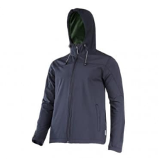  Kabát Soft-Shell Kapucnis Fekete L