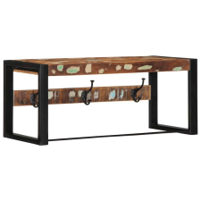  Kabátállvány többszínű 80x35x35 cm tömörfa, újrahasznosított fa bútor