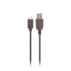  Kábel: MaxLife - USB / MicroUSB fekete adatkábel 1m, 1A