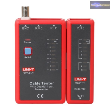 Kábel teszter UTP UNI-T UT681C (RJ45, RJ11, BNC) mérőműszer