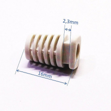  Kábel törésvédő, törésgátló 5,3mm fehér kisháztartási gépek kiegészítői