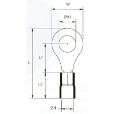 Kábel-Trend Szemes saru 4,3 X (4 - 6 mm2) VR_5-4S barkácsolás, csiszolás, rögzítés