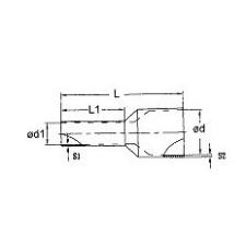 Kábel-Trend Szigetelt Érvéghüvely (1.5 mm² x 10 mm) CB-015010 barkácsolás, csiszolás, rögzítés