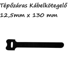 Kábel-Trend Tépőzáras kábelkötegelő 12.5x130 Fekete barkácsolás, csiszolás, rögzítés