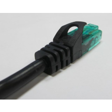 Kábel utp patch kolink cat5e 1m fekete kábel és adapter
