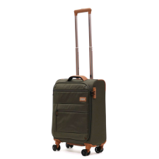Kabin Bőrönd textil, Ella Icon, Atena, zöld, 55X36X22 cm kézitáska és bőrönd