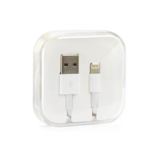 KABLE Kábel USB iPhone Lightning 8-pólusú fehér BOX HD4 mobiltelefon kellék
