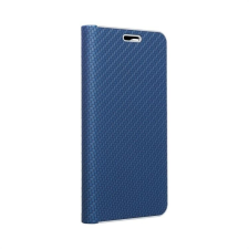 KABURY Forcell LUNA flipes Carbon Xiaomi redmi Note 10 Pro kék tok és táska