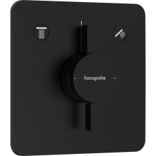 Kád csaptelep Hansgrohe DuoTurn Q vakolat alatti rész nélkül matt fekete 75414670 csaptelep